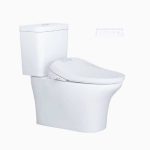 Bồn Cầu 2 Khối Kết Hợp Nắp Rửa Thông Minh Caesar CD1341 + TAF610H