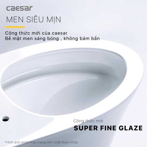 Bồn Cầu 2 Khối Nắp Êm Caesar CD1342