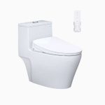 Bồn Cầu 1 Khối Kết Hợp Nắp Rửa Thông Minh Caesar C1356F + TAF710H