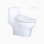 Bồn Cầu 1 Khối Kết Hợp Nắp Rửa Thông Minh Caesar C1375F + TAF610H
