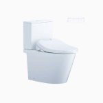 Bồn Cầu 2 Khối Kết Hợp Nắp Rửa Thông Minh Caesar CD1342 + TAF610H