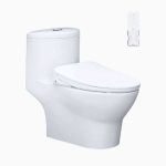 Bồn Cầu 1 Khối Kết Hợp Nắp Rửa Thông Minh Caesar C1375F + TAF710H