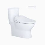 Bồn Cầu 2 Khối Kết Hợp Nắp Rửa Thông Minh Caesar CD1320 + TAF610H
