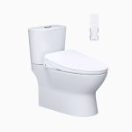 Bồn Cầu 2 Khối Nắp Rửa Thông Minh Caesar CD1320 + TAF710H