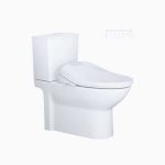 Bồn Cầu 2 Khối Kết Hợp Nắp Rửa Thông Minh Caesar CD1340 + TAF610H