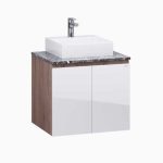 Bộ Tủ Chậu Lavabo Caesar LF5257 + EH46001AWV