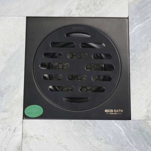 Ga thoát sàn màu đen EcoBath EC1061PB