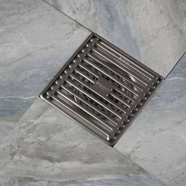 Ga thoát sàn màu inox chải EcoBath EC1087B