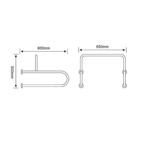 Thanh vịn Ecobath EC6107 2 Thanh vịn Ecobath EC6107