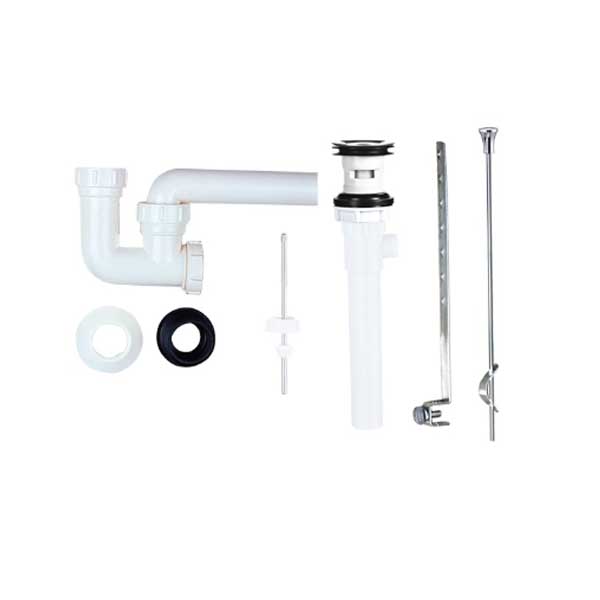 Xi phông xả ty Lavabo Caesar BF606 1 Xi phông xả ty Caesar nhựa BF606