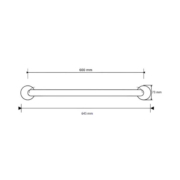Thanh vịn Ecobath EC6103-600 2 Thanh vịn Ecobath EC6103-600