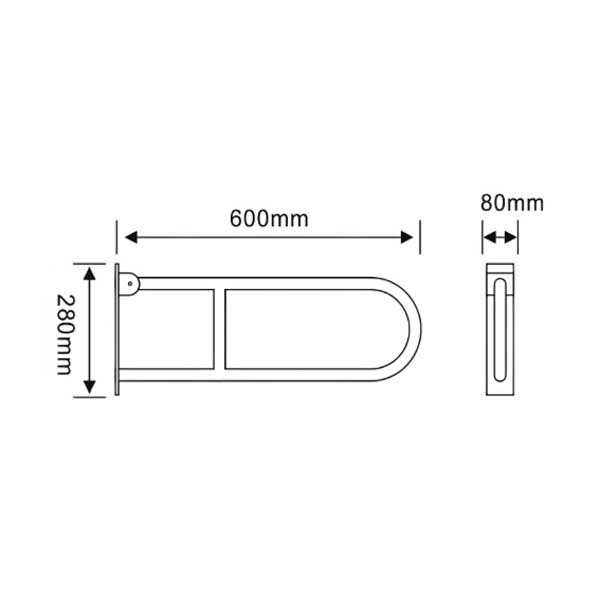 Thanh vịn Ecobath EC6106 2 Thanh vịn Ecobath EC6106