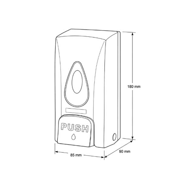 Bình xịt xà phòng Ecobath EC6511W 2 Bình xịt xà phòng Ecobath EC6511W