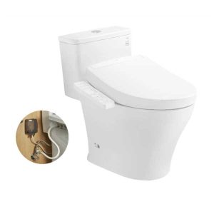 Bàn Cầu TOTO 1 Khối MS857DW24 Nắp Rửa Điện Tử WASHLET dòng S2–TCF33461GAA
